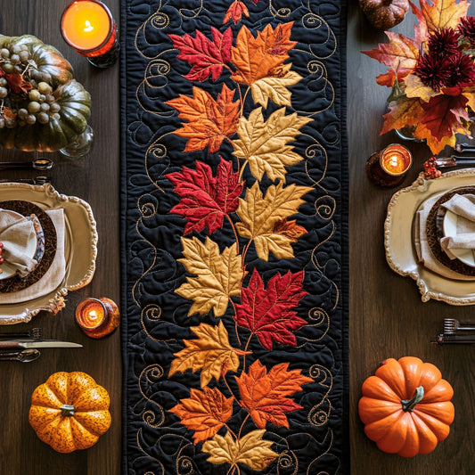 Brushed Bronze WN2807026CL Quilted Table Runner