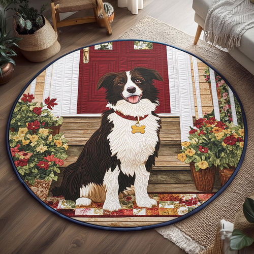 The Porch Guardian WJ1906041CL Quilted Round Mat