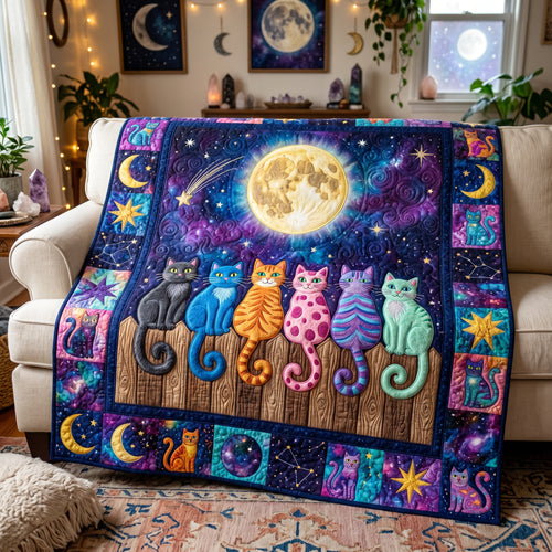 Cats In Moonlight XR1805012CL Quilt
