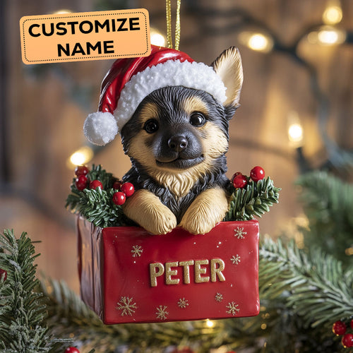 Lovely German Shepherd CW2411035CL Personalized Christmas Ornament