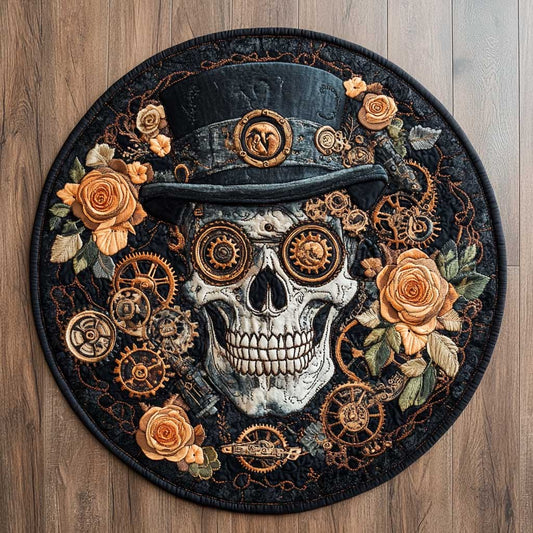 Regal Skull WN1005054CL Quilted Round Mat