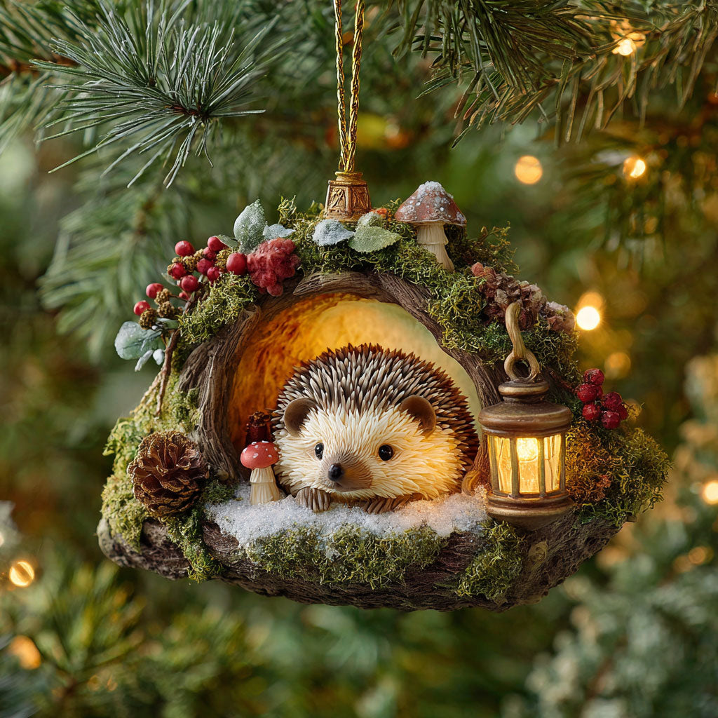 Hollow Hedgehog CP0312230CL Christmas Ornament