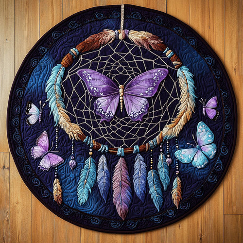 Celestial Butterfly KL0412008CL Quilted Round Mat
