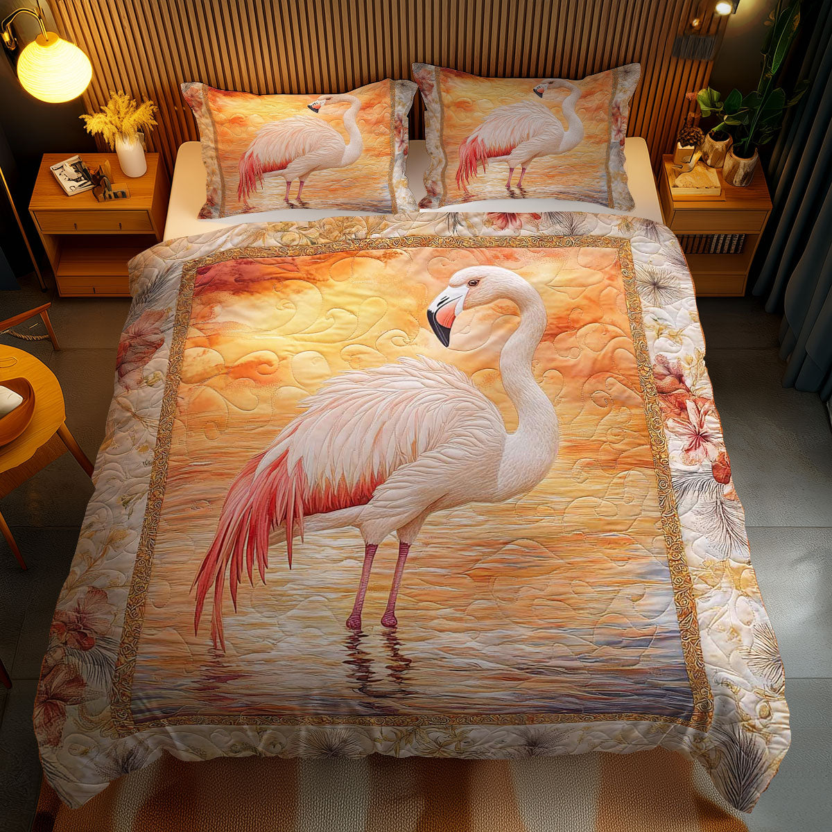 Dreamy Flamingo WN1102049CL Duvet Cover Set