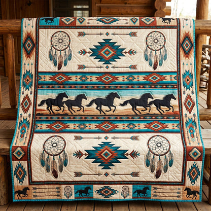 Wild Horses And Dreamcatchers WN1706015CL Quilt