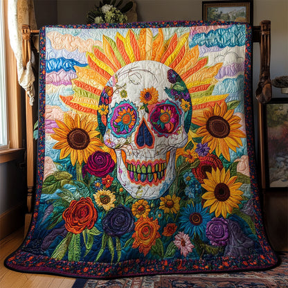 Vibrant Skull WN0702030CL Quilt