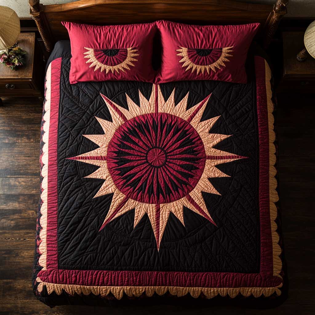 Native Red Sun WP2101050CL Duvet Cover Set