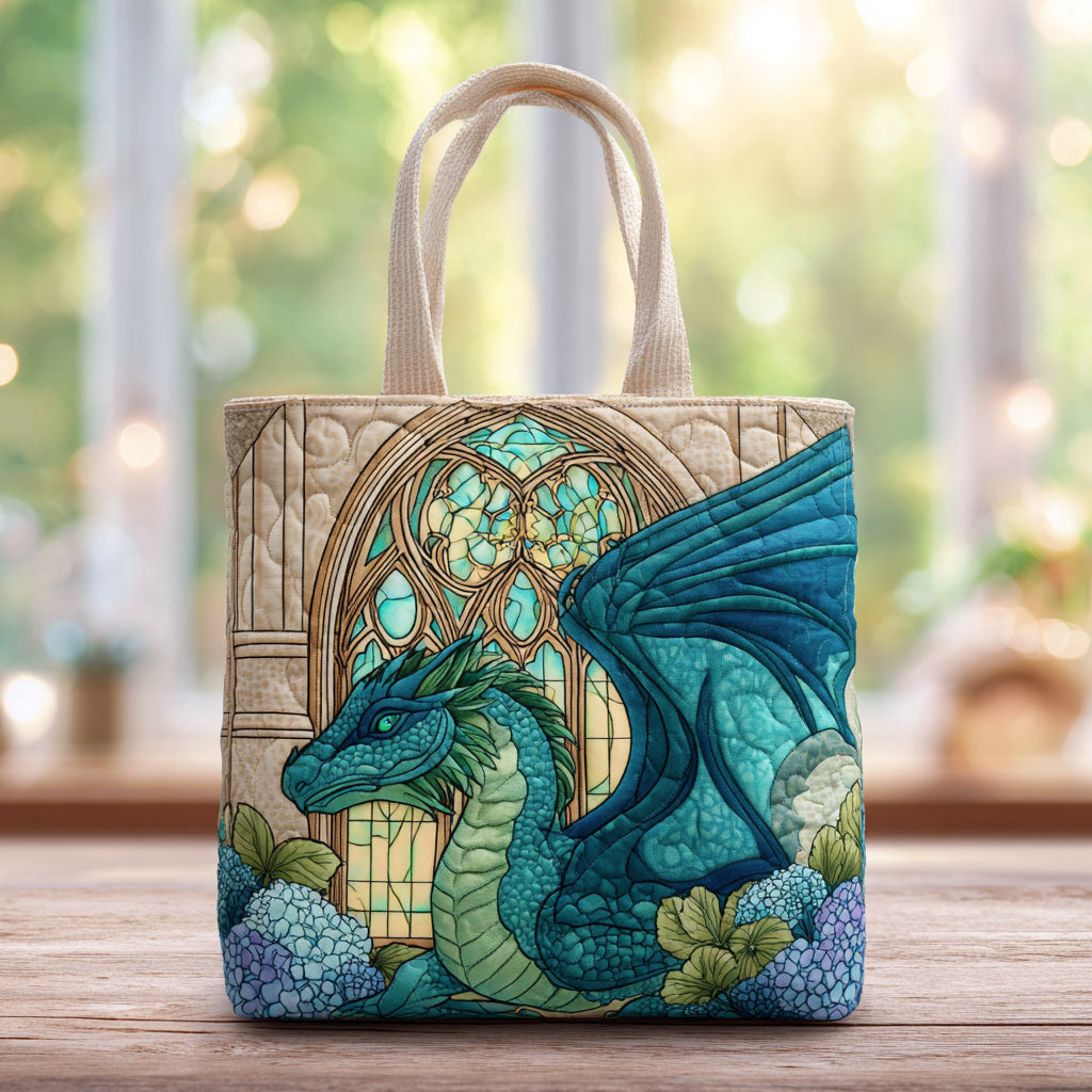 Dragon Charm CW1301006CL Quilted Tote Bag