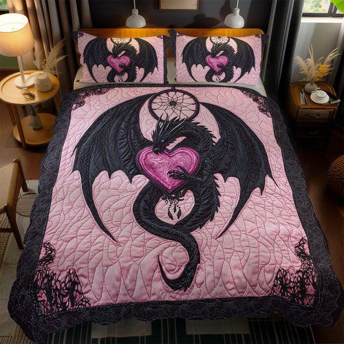 Dragon’s Valentine Embrace WN1002060CL Duvet Cover Set