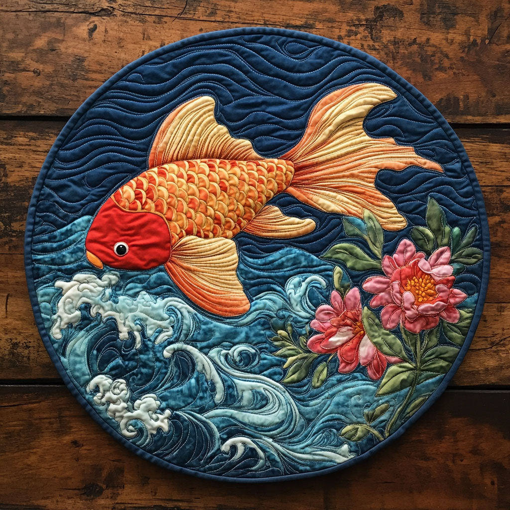 Waves Of Grace WP0505049CL Quilted Round Mat