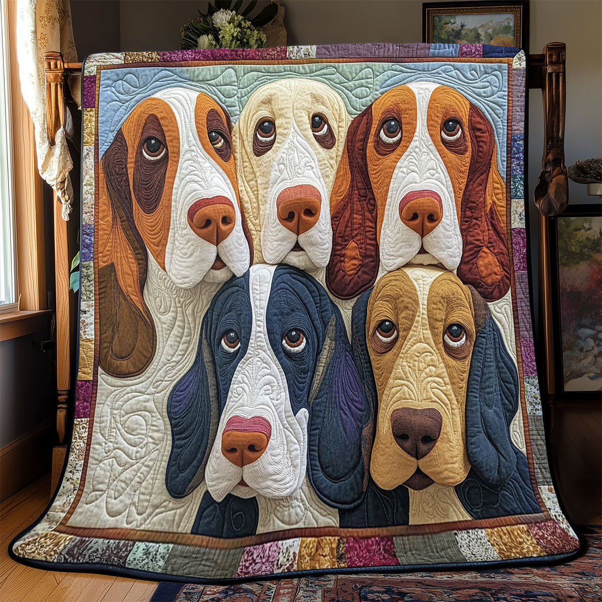 Basset Chorus CP0701032CL Quilt