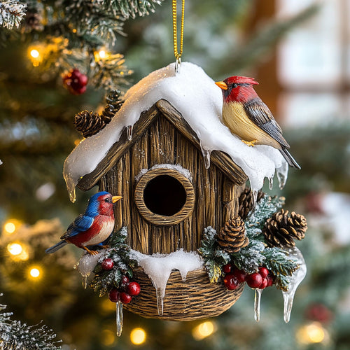 Cozy Winter Bird CW2611009CL Christmas Ornament