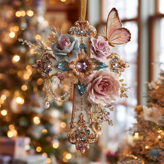 Holiday Cross Dream CW1012029CL Christmas Ornament