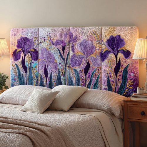 Iris Garden XR3012003CL Quilted Headboard Slipcover