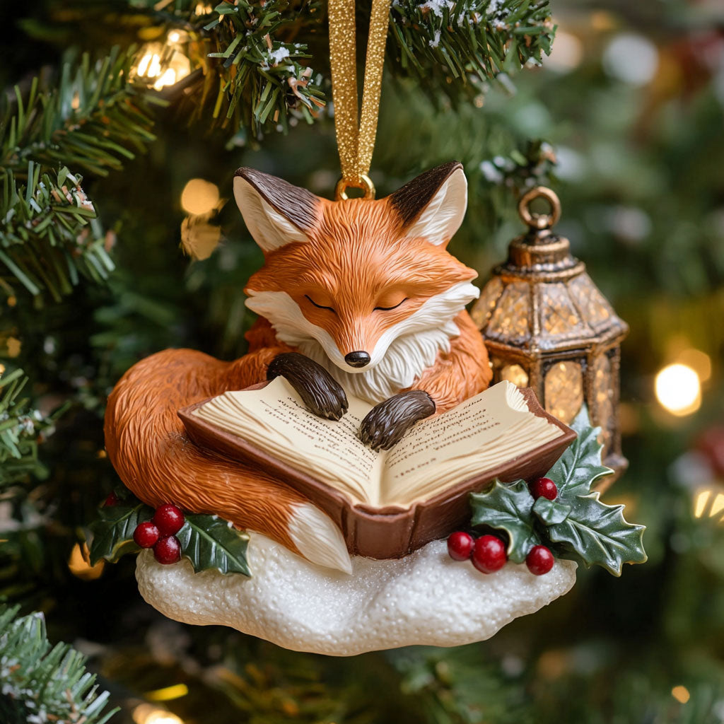Fox Lantern CP0312084CL Christmas Ornament