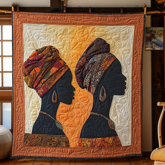 Elegant African Woman WN0703027CL Quilt