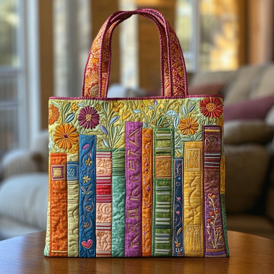 Book Bliss XR2709024CL Quilted Tote Bag