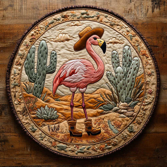 Flamingo Boots WN1405014CL Quilted Round Mat