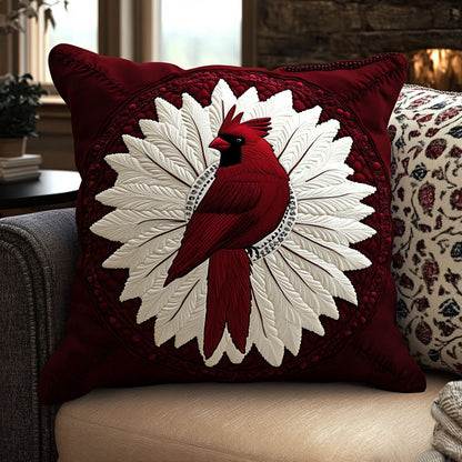Sacred Red Cardinal KL0501011CL Quilt Pillow Case