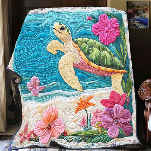 Turtle Tropical Sea WP2201050CL Quilt