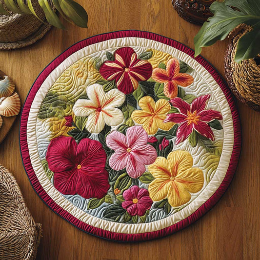 Aloha Radiance WN3103007CL Quilted Round Mat