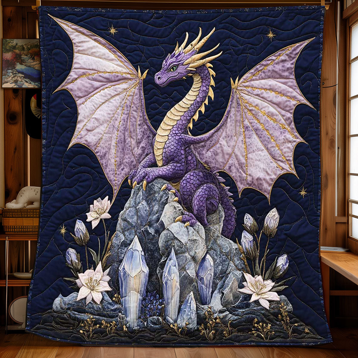 Crystal Protector Dragon WP1402061CL Quilt