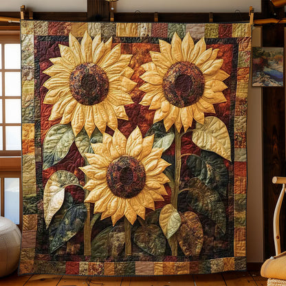 Midnight Sunflower WN1302032CL Quilt