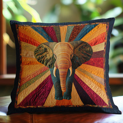 Colorful Elephant WN1002098CL Quilt Pillow Case