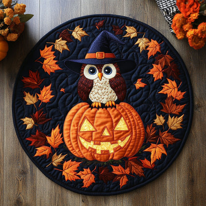 Owl And Ember WN0708071CL Quilted Round Mat