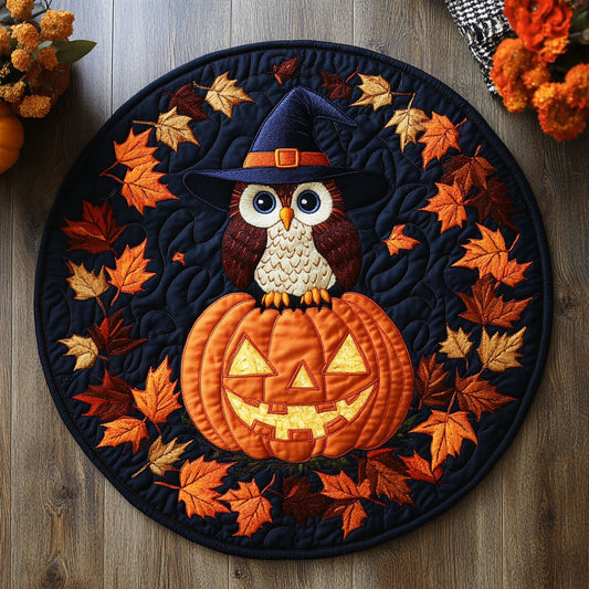 Owl And Ember WN0708071CL Quilted Round Mat