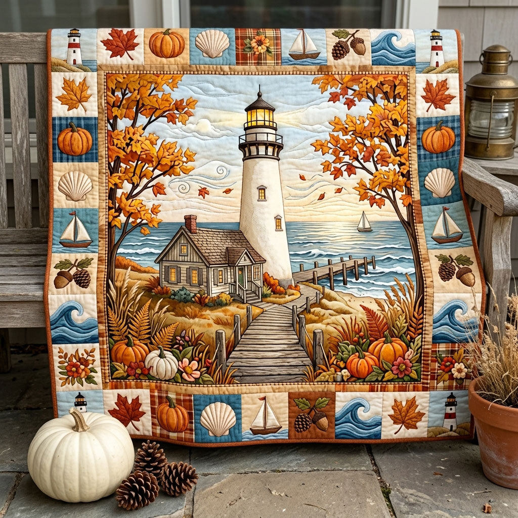 Autumn Lighthouse Haven WN2006004CL Quilt