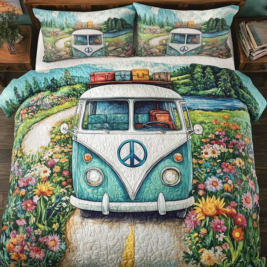 Driftwood Camper Van WN2802077CL Duvet Cover Set