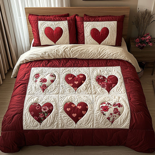 Love Heart QA1201032CL Duvet Cover Set