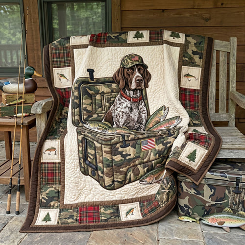 Fishing Buddy Retriever WN1505010CL Quilt