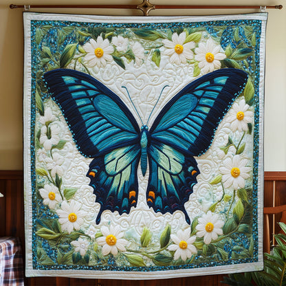Daisy Butterfly CW0701023CL Quilt