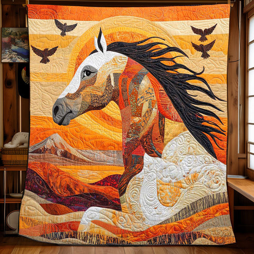 Cowboy Horse WP1801006CL Quilt