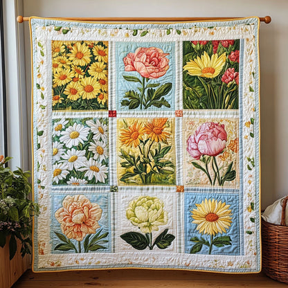 Flower Garden Symphony CW1301093CL Quilt