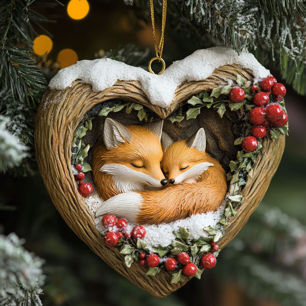 Fox Love CP0612048CL Christmas Ornament