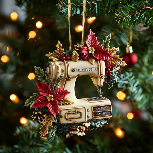 Frosty Sewing Machine WN2010028CL Christmas Ornament