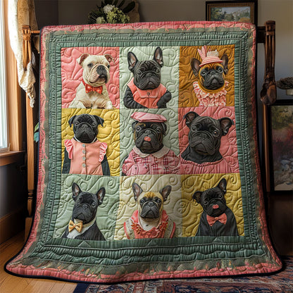 Chic French Bulldog WN1303015CL Quilt