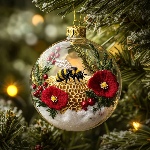 Glowing Bee WN2210022CL Christmas Ornament