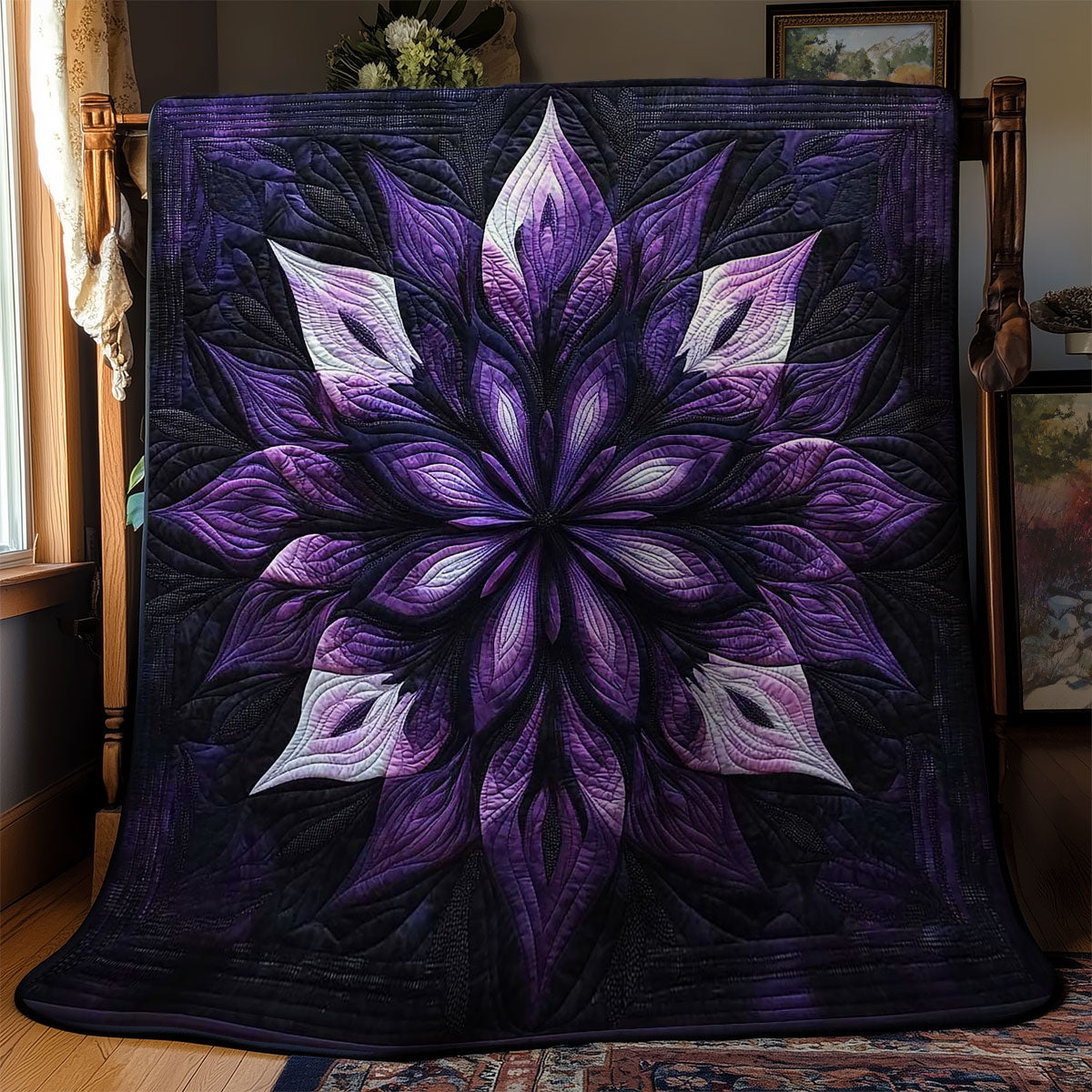 Celestial Flower WN0703016CL Quilt