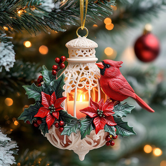 Guiding Light Cardinal WN2110052CL Christmas Ornament