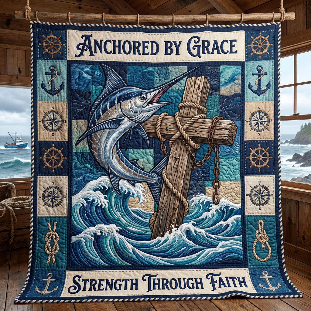 Strength Through Faith Marlin WN2205017CL Quilt