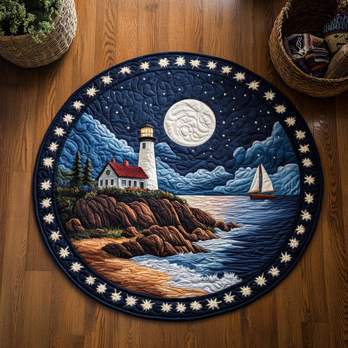 Guided By Starlight WJ1106035CL Quilted Round Mat