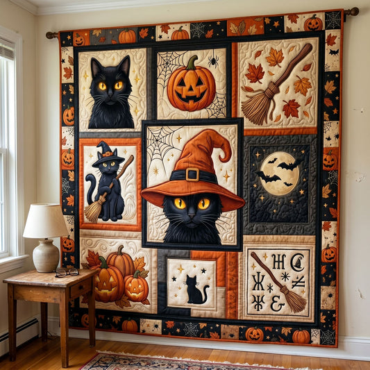 Midnight Magic Cat WN0605014CL Quilt