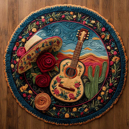 Festival Guitar WN1405011CL Quilted Round Mat