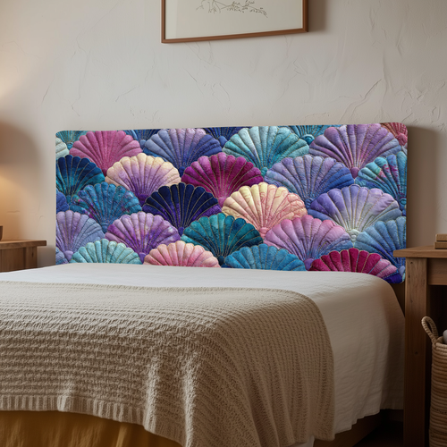 Seashell XR3112006CL Quilted Headboard Slipcover