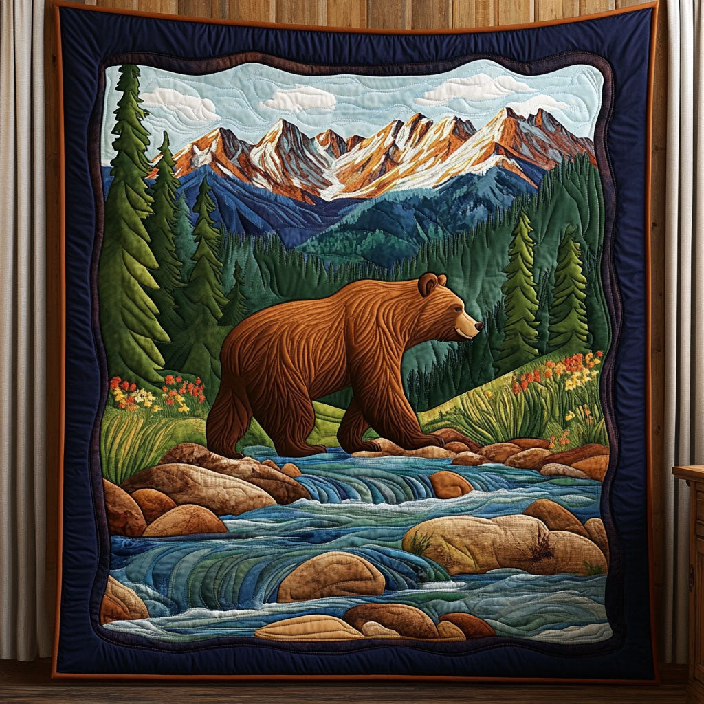 Mountain Trail Bear KL0701018CL Quilt