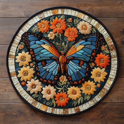 Butterfly Art WN3005002CL Quilted Round Mat